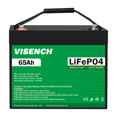 ビセンチ リチウム バッテリー リチウム ライフポ4 12V 65Ah 太陽光発電システム バッテリー