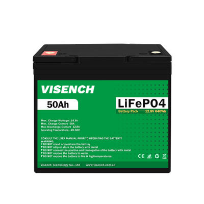 バイセンチ 12V 50Ah ライフポ4 リチウム鉄電池 パック 深循環回 電池 ライフポ4 12V 太陽光発電システム