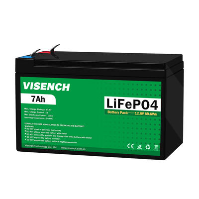 バイセンチ OEM ODMプリズマティック 12V 3000 サイクルライフ 12.8V 7Ah リチウムイオンライフポ4 バッテリーパック