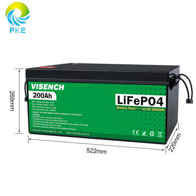 バイセンチ 直接工場 12V 24V 100Ah 120Ah 200Ah 深 6000 サイクル 太陽光 ライフポ4 エネルギー 貯蔵 バッテリー