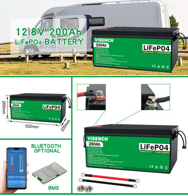 バイセンチ 直接工場 12V 24V 100Ah 120Ah 200Ah 深 6000 サイクル 太陽電池 リチウム電池 エネルギー 貯蔵器 バッテリー