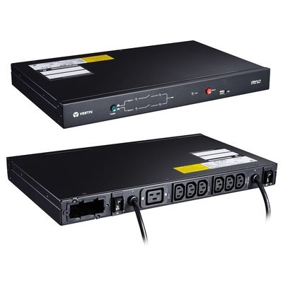 16A IP11 VERTIV Liebert ATS UF-LTS16-1P 標準ネットワークカード付き静的スイッチ