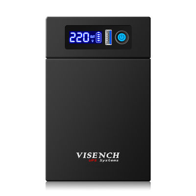 5kg 体重 LiFePO4 バッテリー 1200VA オフラインUPSシステム LCDディスプレイと黒色
