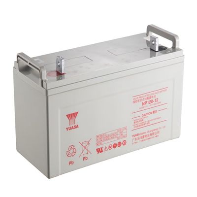 YUASA NP120-12 12V 120Ah UPS バッテリー 再充電可能な 最高エネルギー貯蔵 メンテナンスのVRLA バッテリー 太陽系/電気電力
