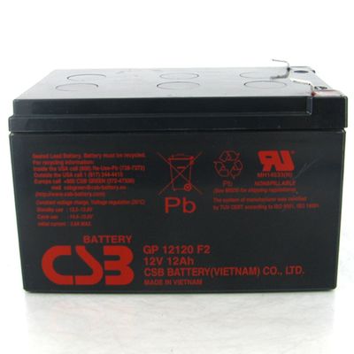 CSB バッテリー GP12120 12V 12Ah 高性能 充電可能 メンテナンスの不要 AGM バッテリー