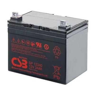 CSB GP12340 12V 34Ah エネルギー貯蔵 メンテナンスの無料 再充電可能なVRLA CSB バッテリー
