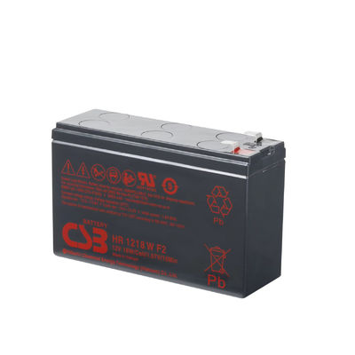 CSB バッテリー HR1218W 12V 18W 1.67V 高性能 再充電可能 メンテナンスフリー 12V 18W 鉛酸電池