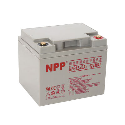 NPP NPG12-40Ah 最高エネルギー貯蔵 メンテナンスの無料 充電可能 密閉鉛酸 12V 40Ah バッテリー