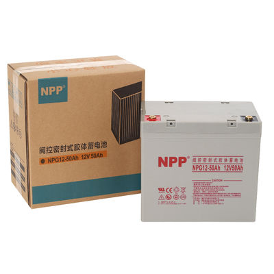 NPP NP12-50Ah 再充電可能なジェル ディープサイクル バッテリー バルブ 制御 鉛酸 バッテリー 貯蔵 バッテリー オフグリッド 太陽系