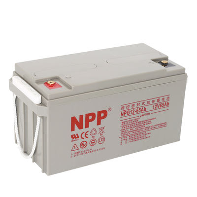 NPP NPG12-65Ah 再充電可能 AGM 重荷ディープサイクルのジェル VRLA電池 オフグリッド太陽系,ゴルフカート,非流出可能