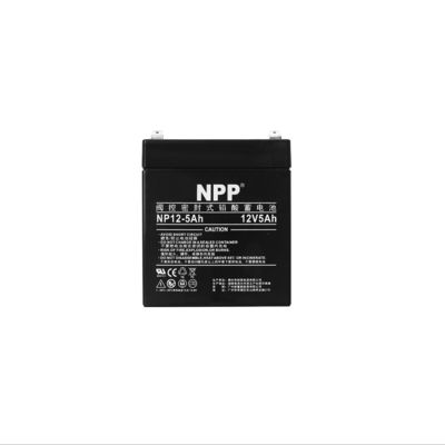 NPP NP12-5Ah 最良エネルギー貯蔵 メンテナンスの無料 充電可能 密封鉛酸 12V 5Ah ジェル電池