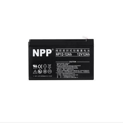 NPP NP12-12Ah 最良エネルギー貯蔵 メンテナンスの無料 充電可能 密閉鉛酸 12V 12Ah バッテリー