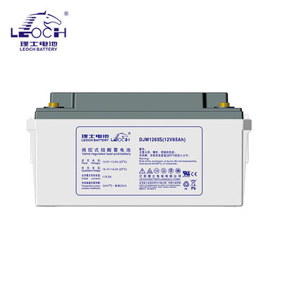 12V 65AH UPS バッテリー 充電可能な深循環 GEL エネルギー貯蔵用の小型容量バッテリー 鉛材料 密封型