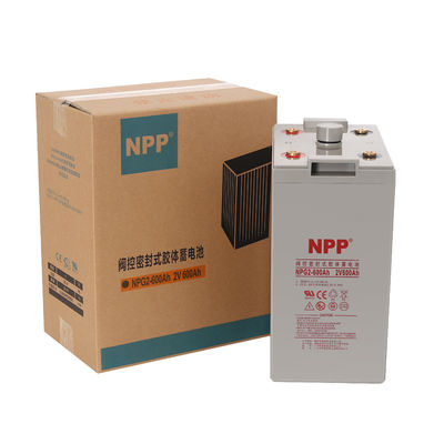 NPP NPG2-600Ah エネルギー貯蔵電池 ソーラージェル電池 鉛酸電池 2V 600Ah ディープサイクルジェル電池
