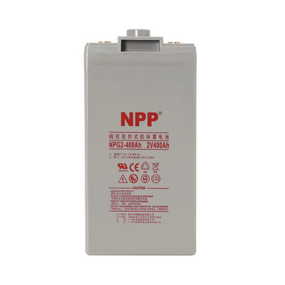 高品質の原子力発電所 NPG2-400Ah 高性能 再充電可能な鉛酸電池 2V 400Ah ジェル電池 電源バックアップ