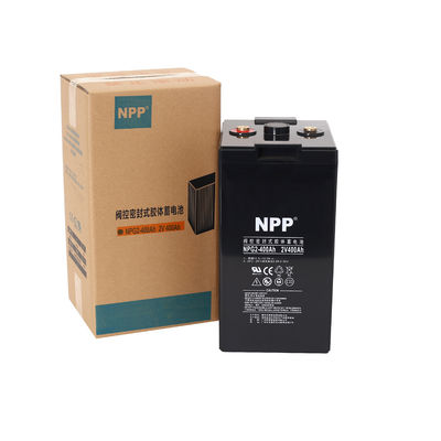 高品質の原子力発電所 NPG2-400Ah 高性能 再充電可能な鉛酸電池 2V 400Ah ジェル電池 電源バックアップ