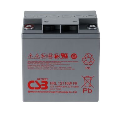 CSB HRL12110W 12V 110W 高速長寿命バッテリー 再充電可能鉛酸バッテリー